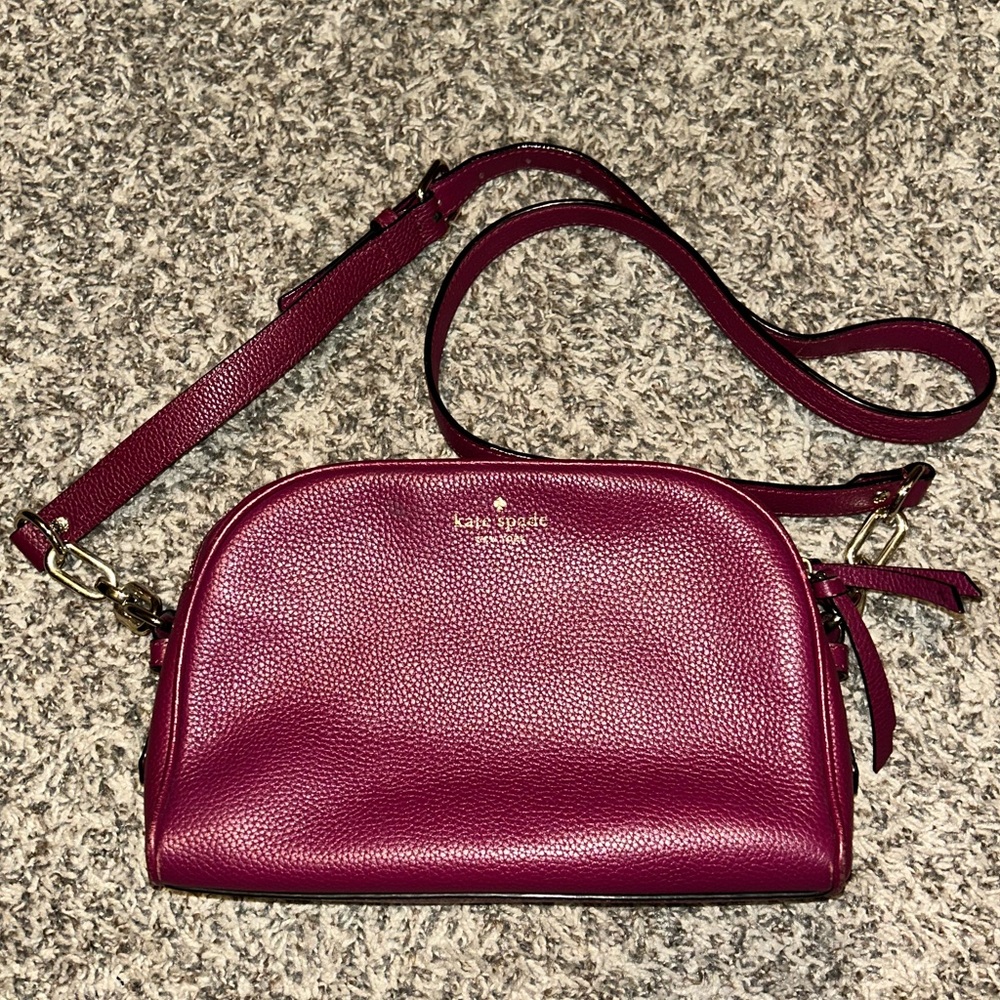 Kate Spade Burgundy Crossbody Bag